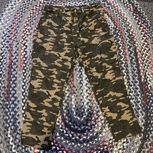 Soho Tie Camo Print Pants